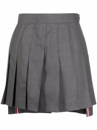 Thom Browne step-hem Pleated Skirt