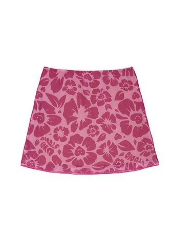 Summer Blossom Stitch Skirt (Pink) | W Concept