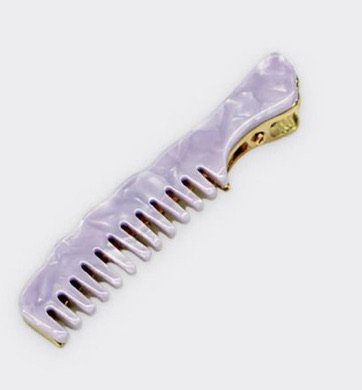 lavender comb hairclip