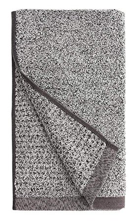 Everplush Diamond Jacquard Quick Dry Hand Towel Set, 4 Pack, Grey, 4 Piece: Home & Kitchen