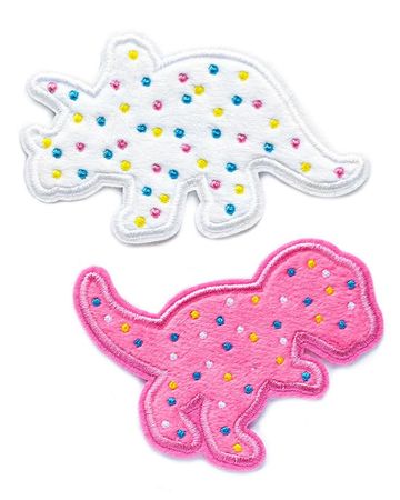 Frosted Dinosaur Cookie Patches