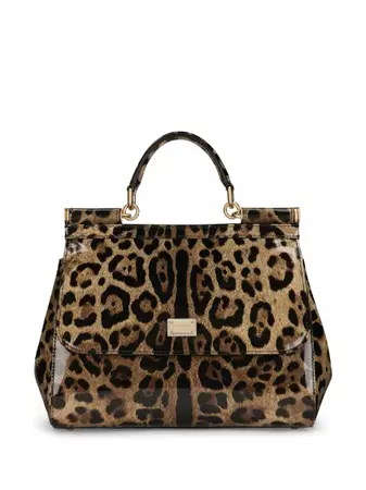 Dolce & Gabbana Medium Sicily leopard-print Shoulder Bag - Farfetch