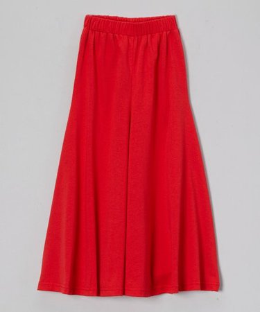 red suede skirt