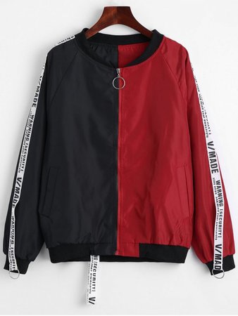 black and red bomber jacket - Google Search