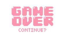 Game Over text