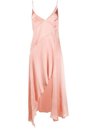 Le Kasha Asymmetric Silk Slip Dress - Farfetch