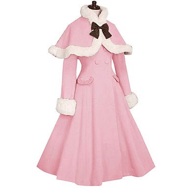 Pink Lolita Winter Dress 1