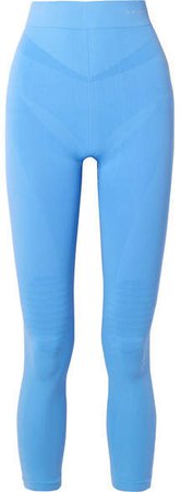 Ergonomic Sport System - Stretch-knit Leggings - Light blue
