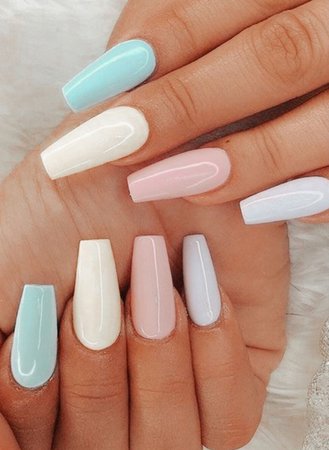 Pastel Summer Nails