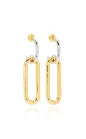 Rachel Mini Drop Gold-Plated Earrings By Demarson | Moda Operandi