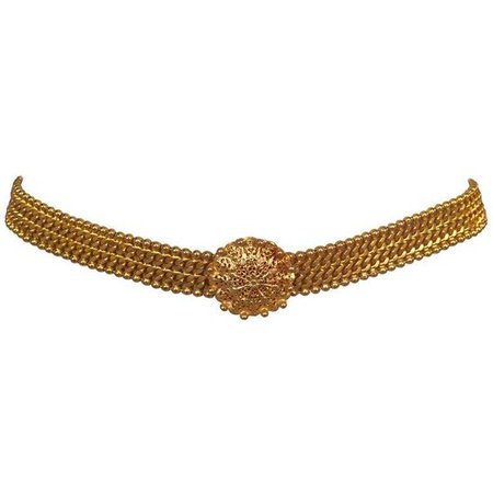 gold belt chanel