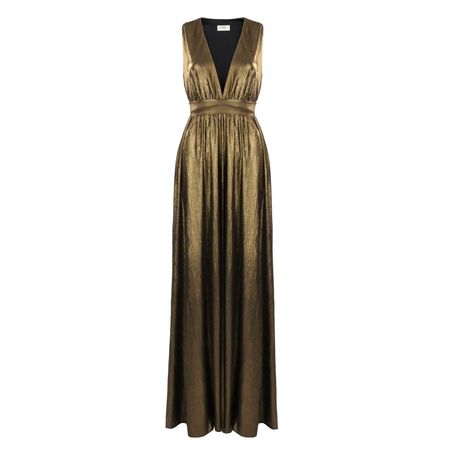 Athena Gold Gown | LORA | Wolf & Badger