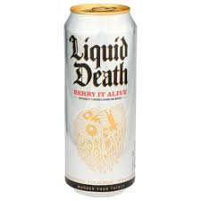 liquid death berry it alive - Google Search
