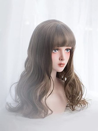 Amazon.com : Rulercosplay Fashion Wigs Long Wave Sweet Lolita Wig Natural Cosplay Wig with 3 Colors 21.6'' (Tawney) : Beauty
