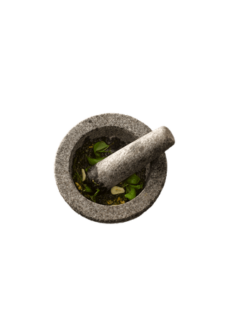 mortar pestle kitchen cooking food