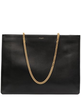 Shop black Saint Laurent E/W Shopping bag with Express Delivery - Farfetch