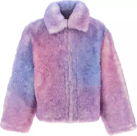 ERL Gradient Shearling Coat 'Pink'