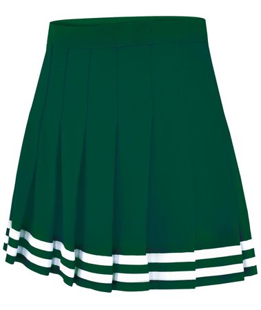 Chasse Knife-Pleat Skirt - Omnicheer Forest Green