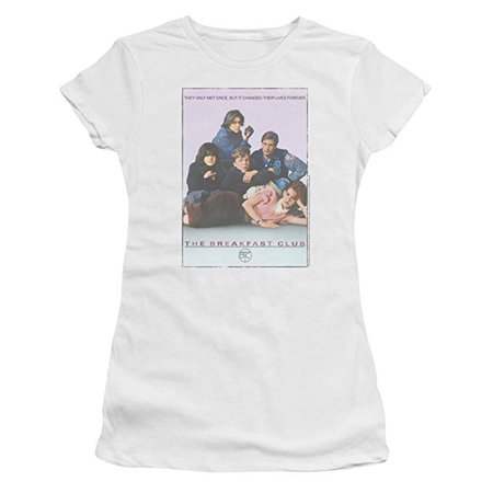 Amazon.com: Juniors: The Breakfast Club - BC Poster Juniors (Slim) T-Shirt Size L: Clothing