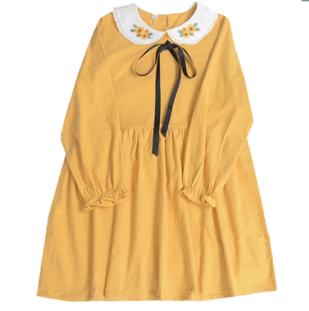 yellow png dress