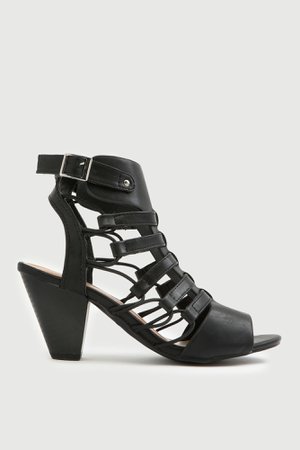 Tapered Heel Gladiator Sandals - Shoes | Ardene