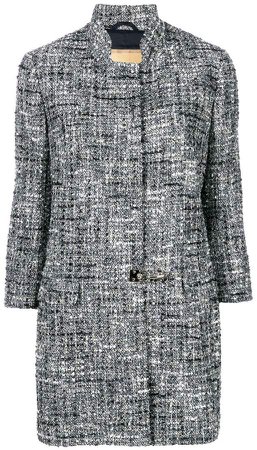 tweed flip-lock coat