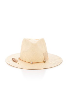 Sand Dollar Beach Embellished Straw Hat by Nick Fouquet | Moda Operandi