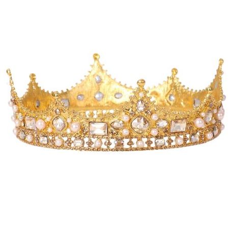 gold pearl crown