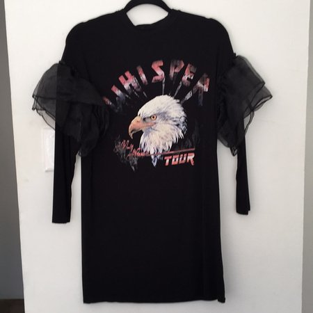 Poshmark Black Bershka Whispers Eagle Shirtdress