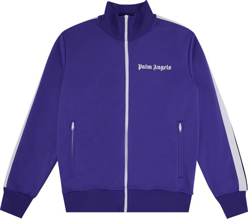 palm Angels track jacket purple