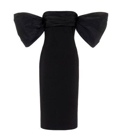 Taffeta-Trimmed Knit Midi Dress | Givenchy - Mytheresa