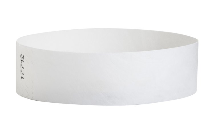 3/4 inch Tyvek Wristbands Solid Colors