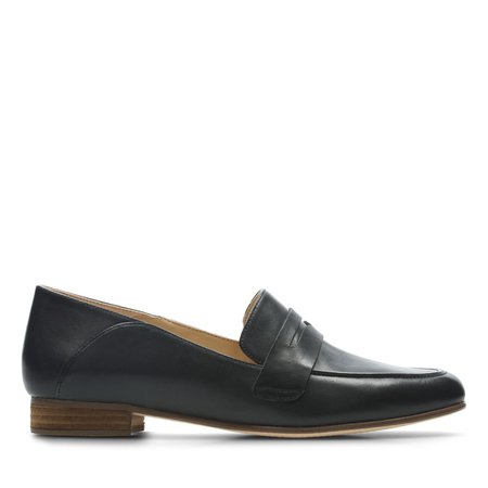 Pure Iris Black Leather - Clarks® Official Site‎ | Clarks