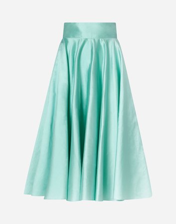 Women's Skirts | Dolce&Gabbana - Long shantung skirt