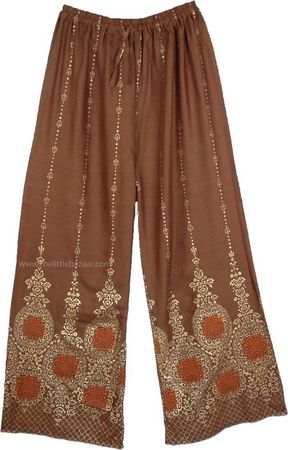 brown harem pants