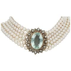 Pearl Layered Necklace Choker
