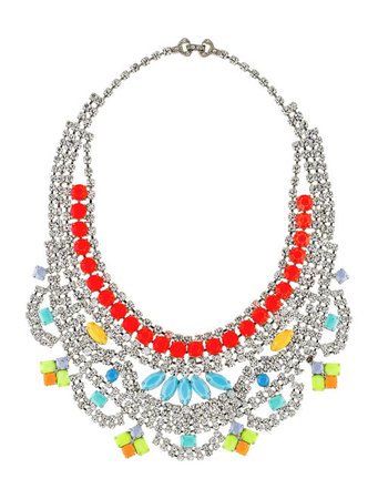 Tom Binns Soft Power Bib Necklace - Necklaces - W4T20662 | The RealReal