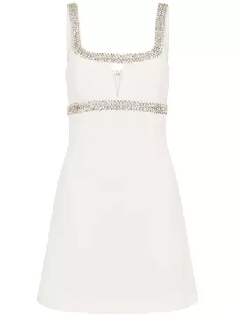 Rebecca Vallance Alpine keyhole-neck Mini Dress - Farfetch