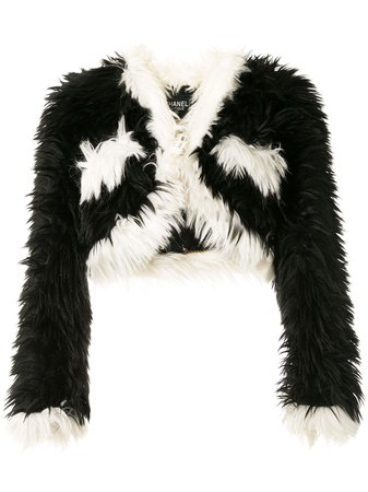 1994 cropped faux fur jacket Chanel Pre-Owned - Compra online - Envío express, devolución gratuita y pago seguro