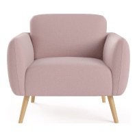 pink armchair