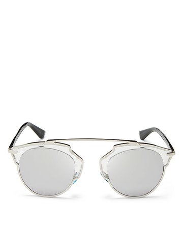 Dior Women's So Real Mirrored Sunglasses, 48mm | Bloomingdale's
