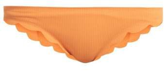 Broadway Scallop Edged Bikini Briefs - Womens - Orange