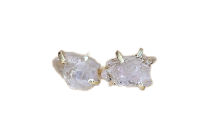 raw Crystal earrings