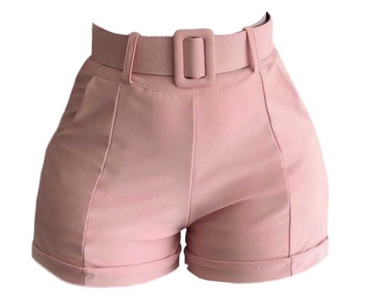 pink retro shorts