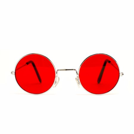 Red Round Sunglasses