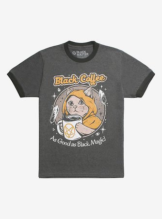 Black Coffee Ringer T-Shirt