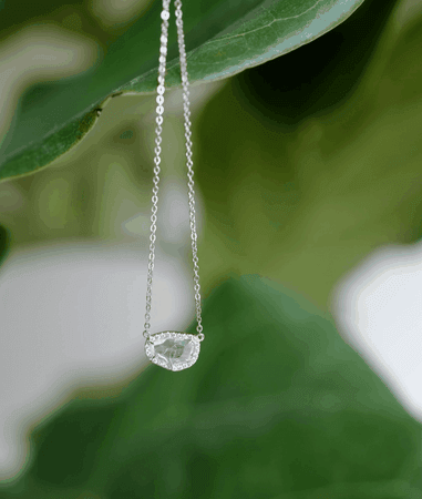 Brilliant Diamond Slice Necklaces // Bayou with Love