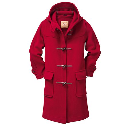 Women’s Duffle Coat Elysian, Red | Manufactum