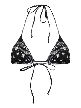 MC2 Saint Barth Leah bandana-print Bikini Top - Farfetch
