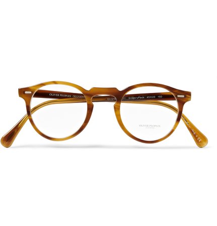 Gregory Peck Tortoiseshell round-frame glasses | Endource